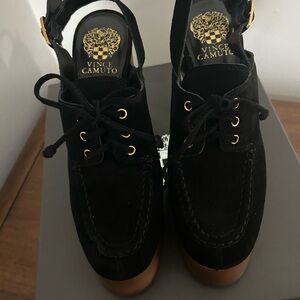 Vince Camuto Black Platform Heels